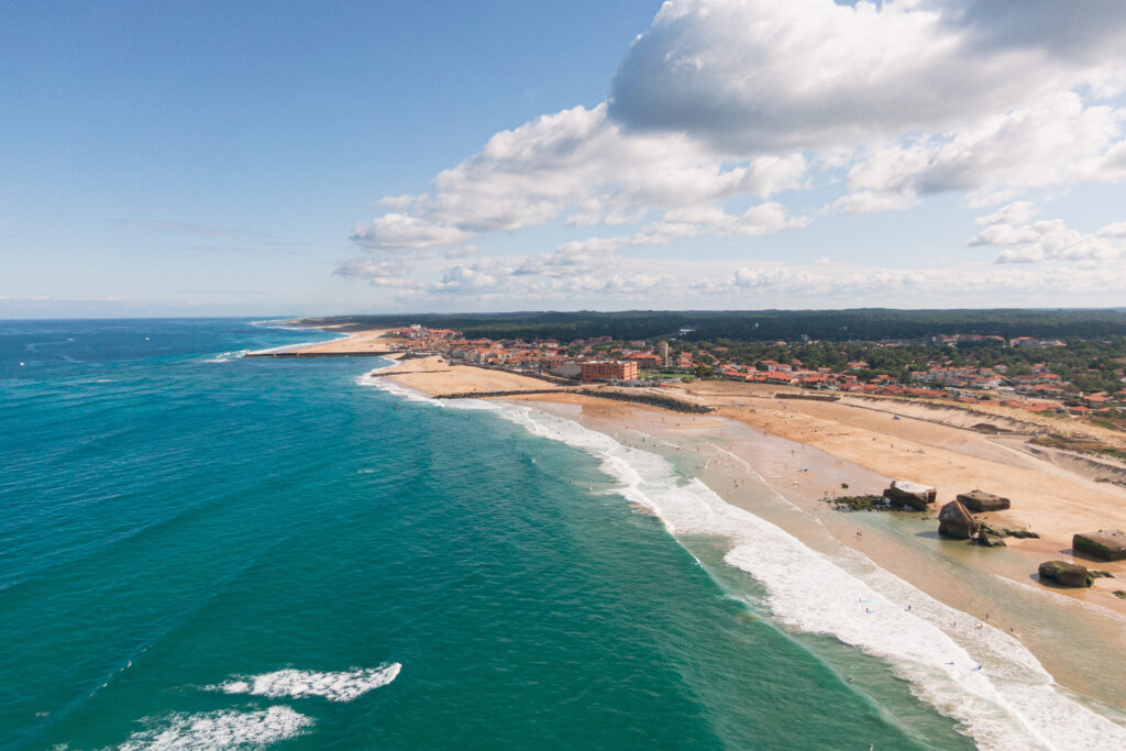 Vue aérienne de Capbreton 