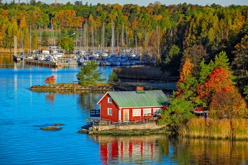 Paysage en Finlande 