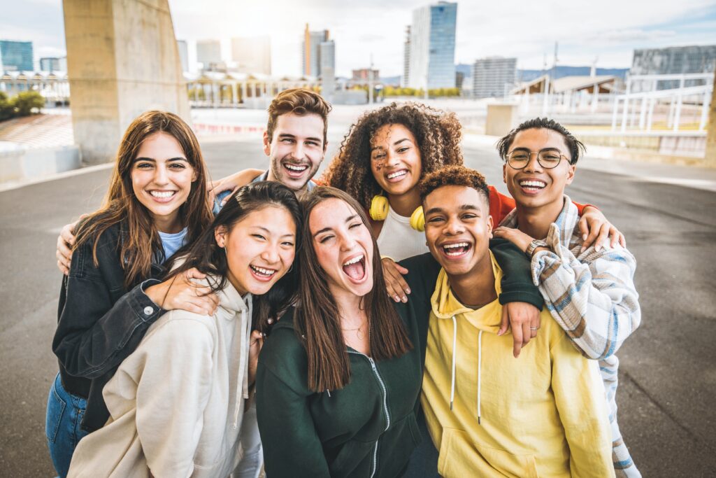 Etudiants en sortie