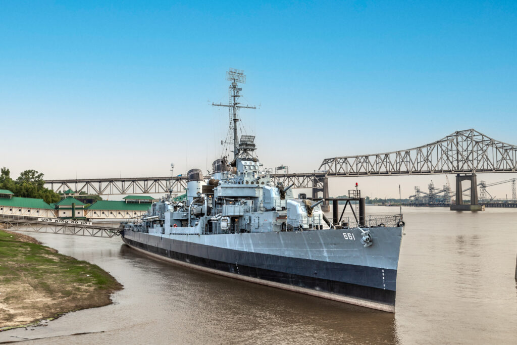 Que faire en Louisiane ? USS Kidd à Baton Rouge