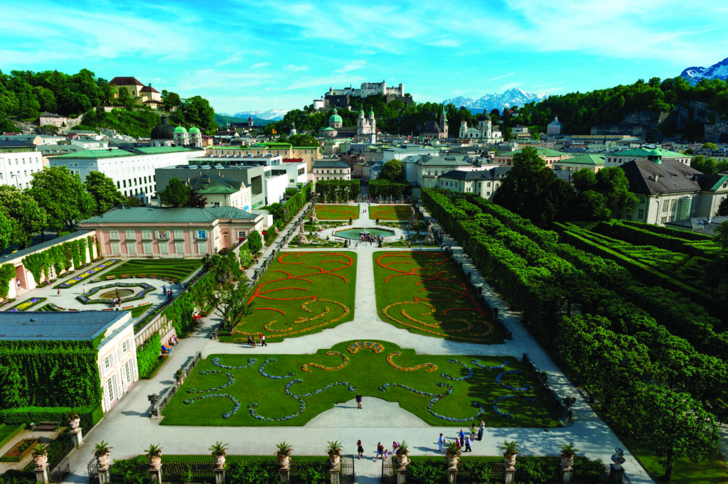 Le Jardin Mirabell, au cœur de la ville.