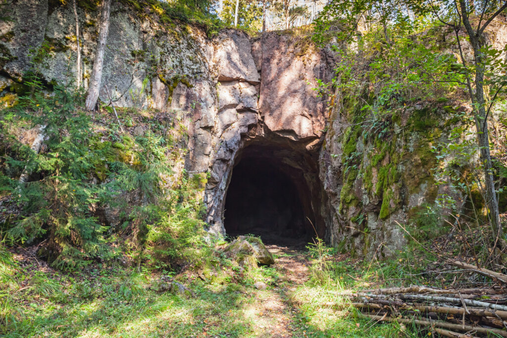 Entrée d'une cave