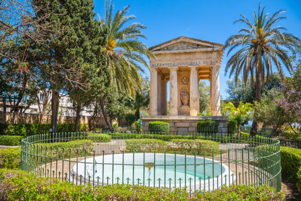 Les jardins de Lower Barrakka, la Valette