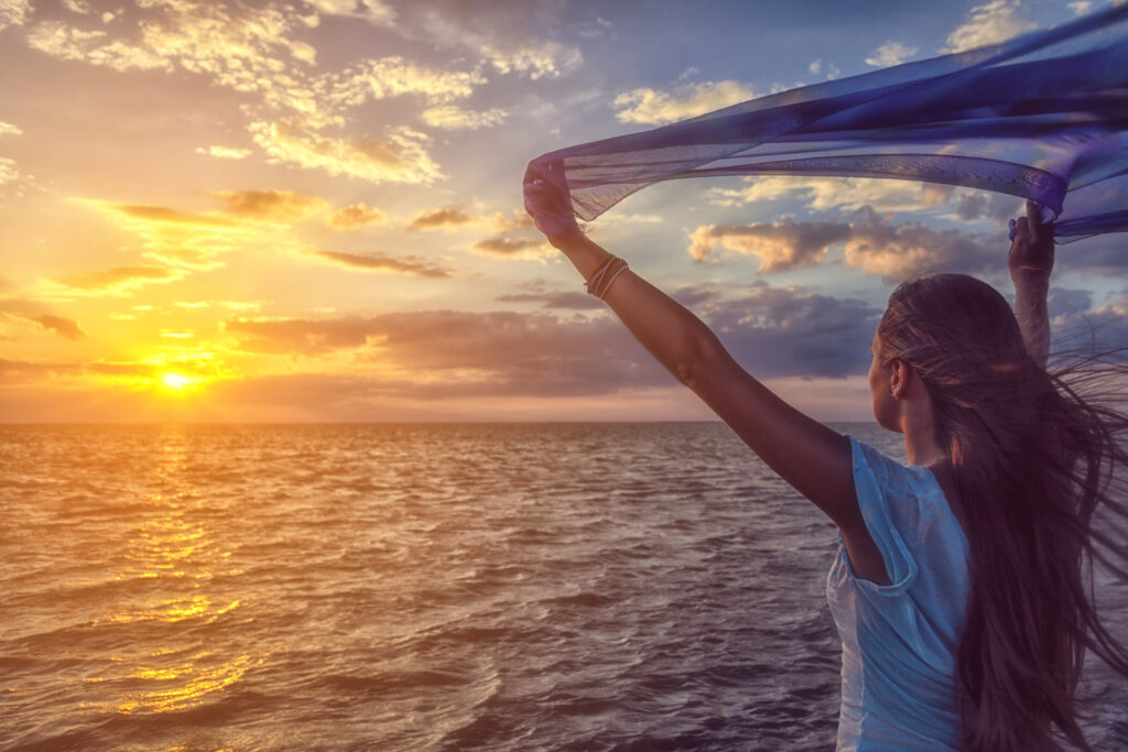 Une croisière au coucher de soleil 