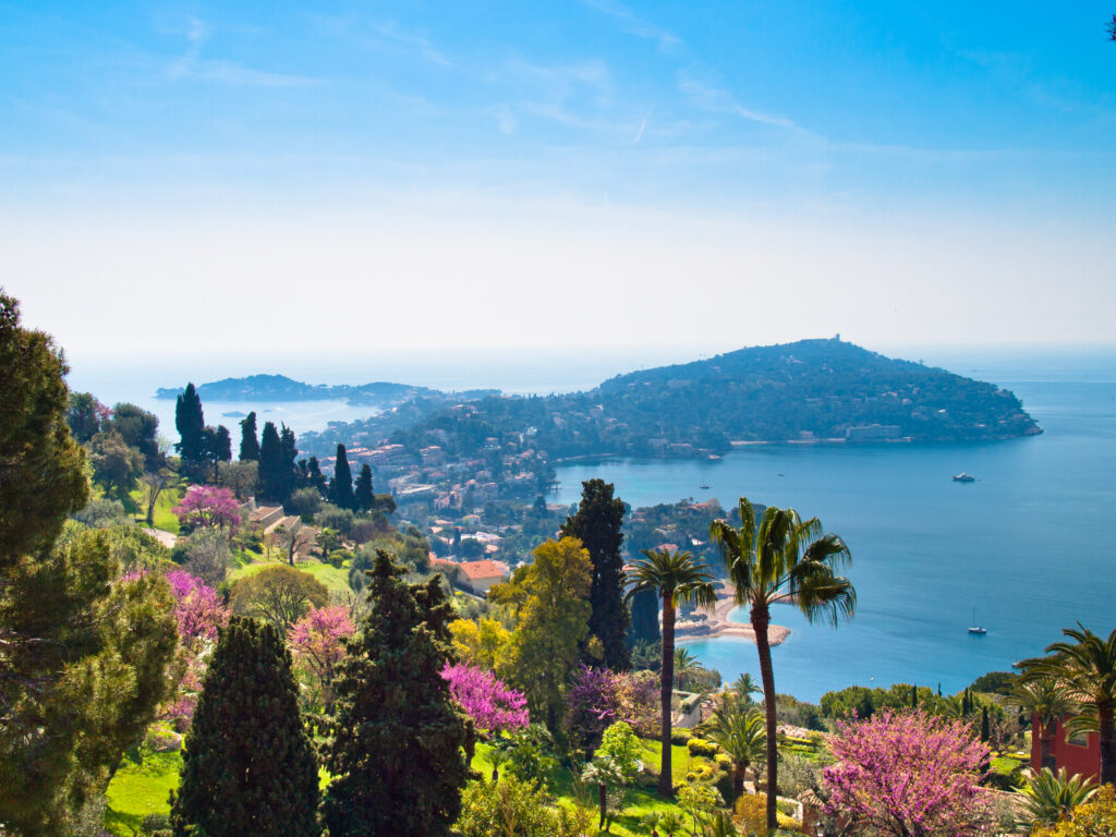 Vue depuis le Jardin Botanique de Saint-Jean-Cap-Ferrat