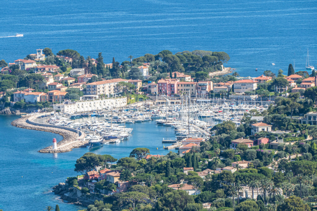 Vue aérienne sur Saint-Jean-Cap-Ferrat