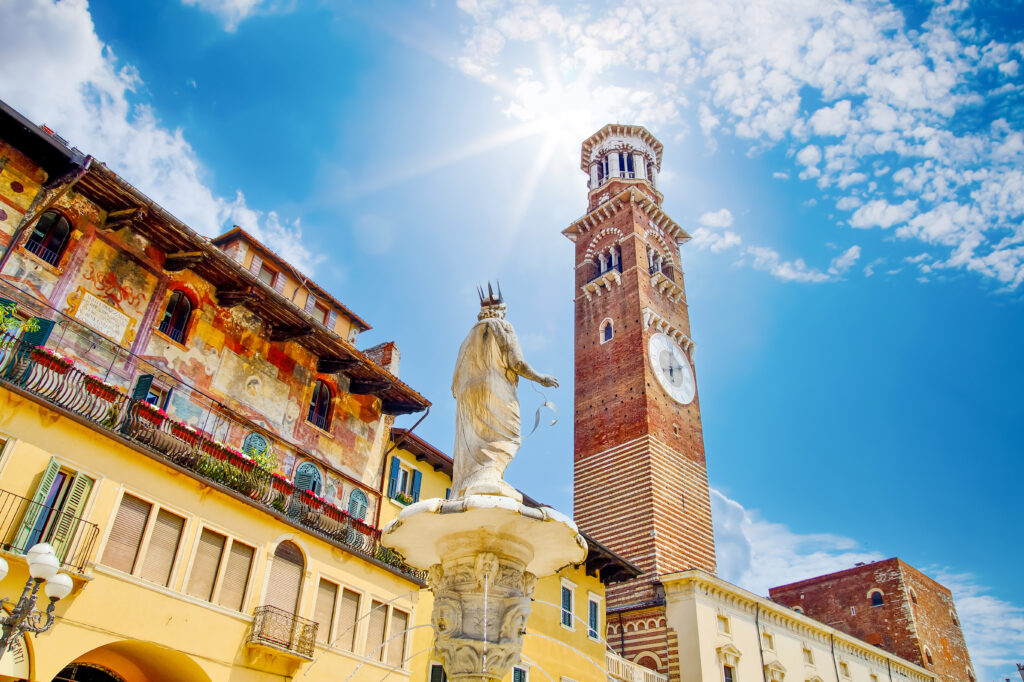 La Tour des Lamberti à Vérone