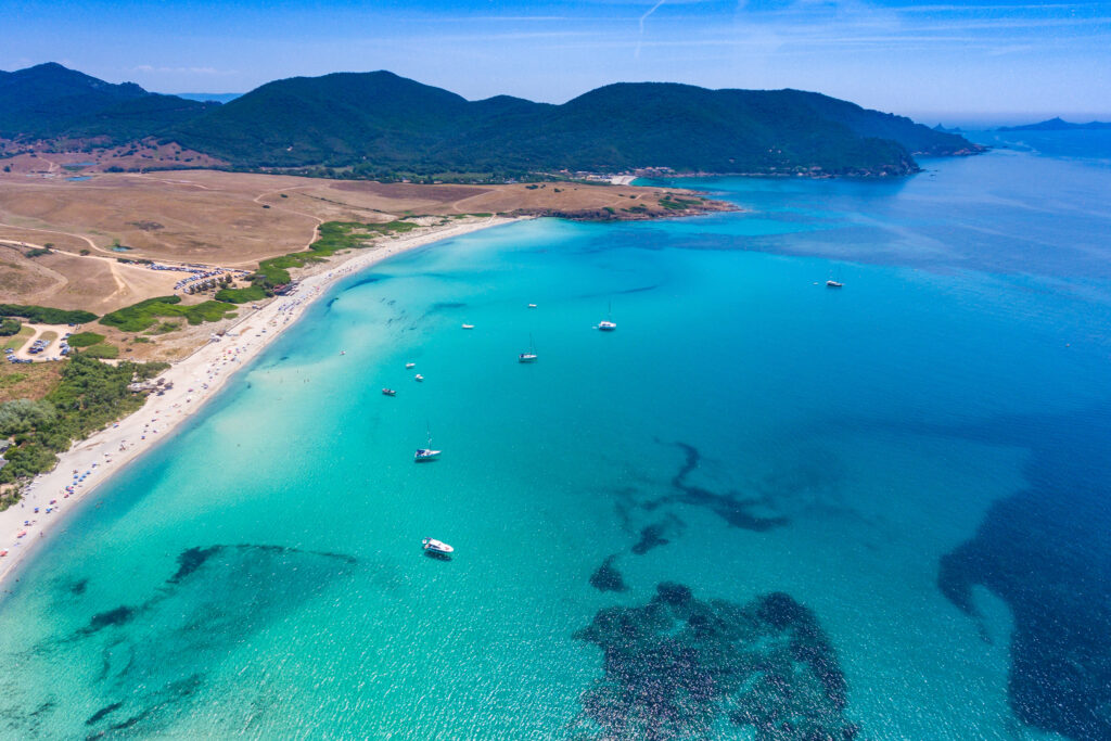 La magnifique plage de Capo di Feno