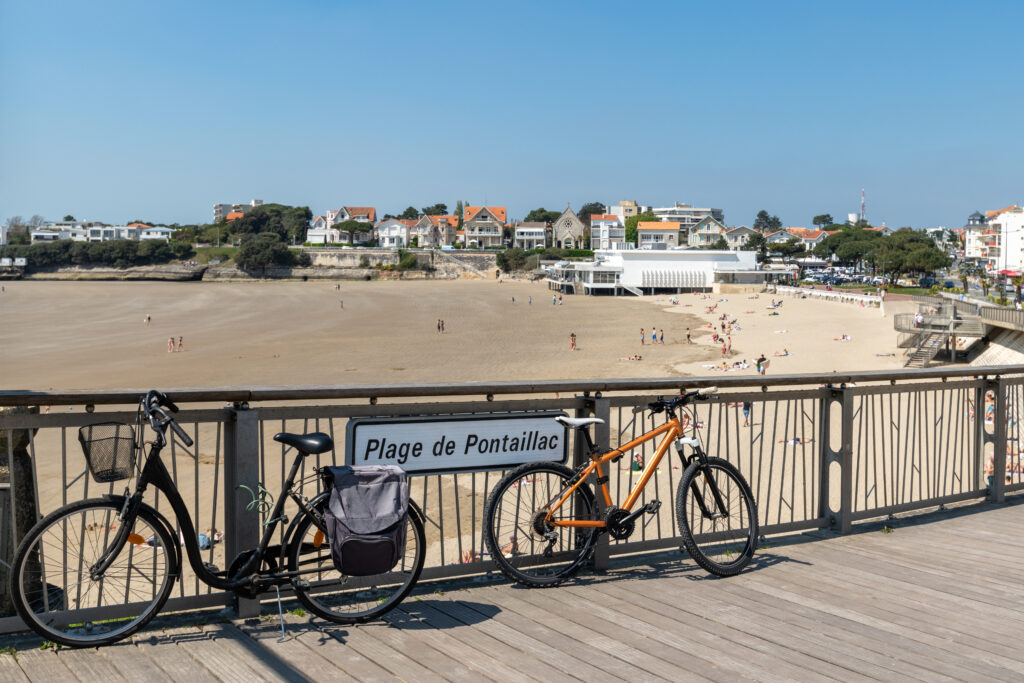 La plage de Pontaillac à Royan