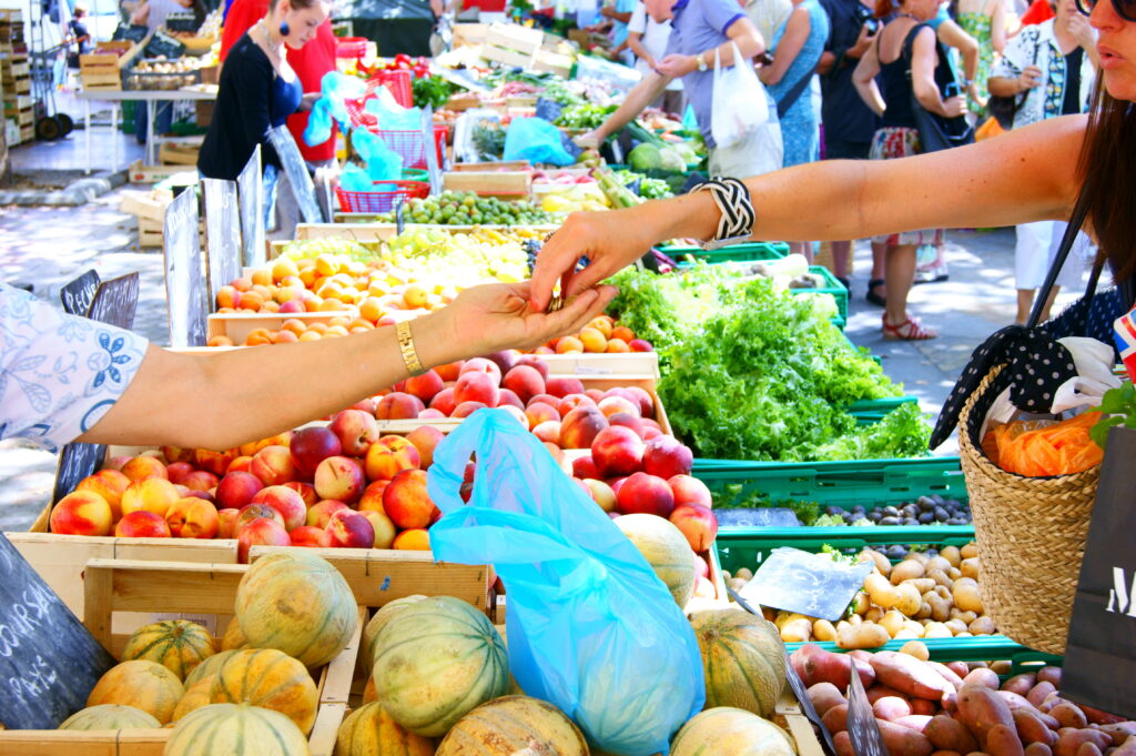 Étal de marché