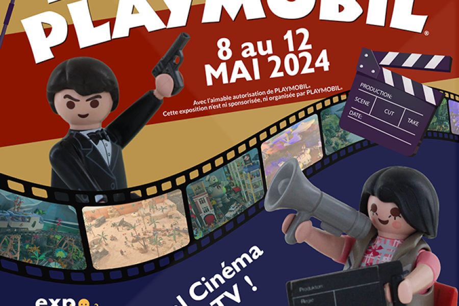 Exposition Playmobil au Château de Jallanges - Vouvray du 08 au 12 mai 2024