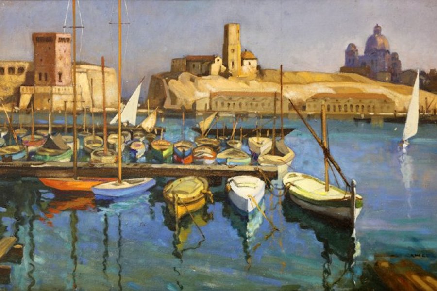 Jean-Frédéric Canepa (1894-1981), Le Vieux-Port après la Libération bd