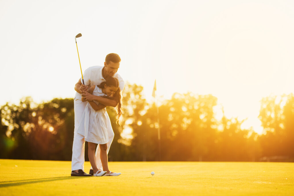 Golf en famille