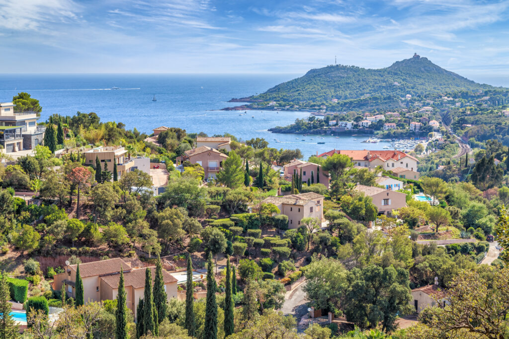 Vue sur la baie d'Agay