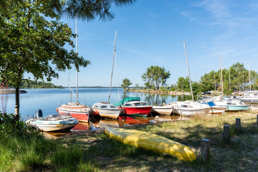 Vue sur le lac de Lacanau