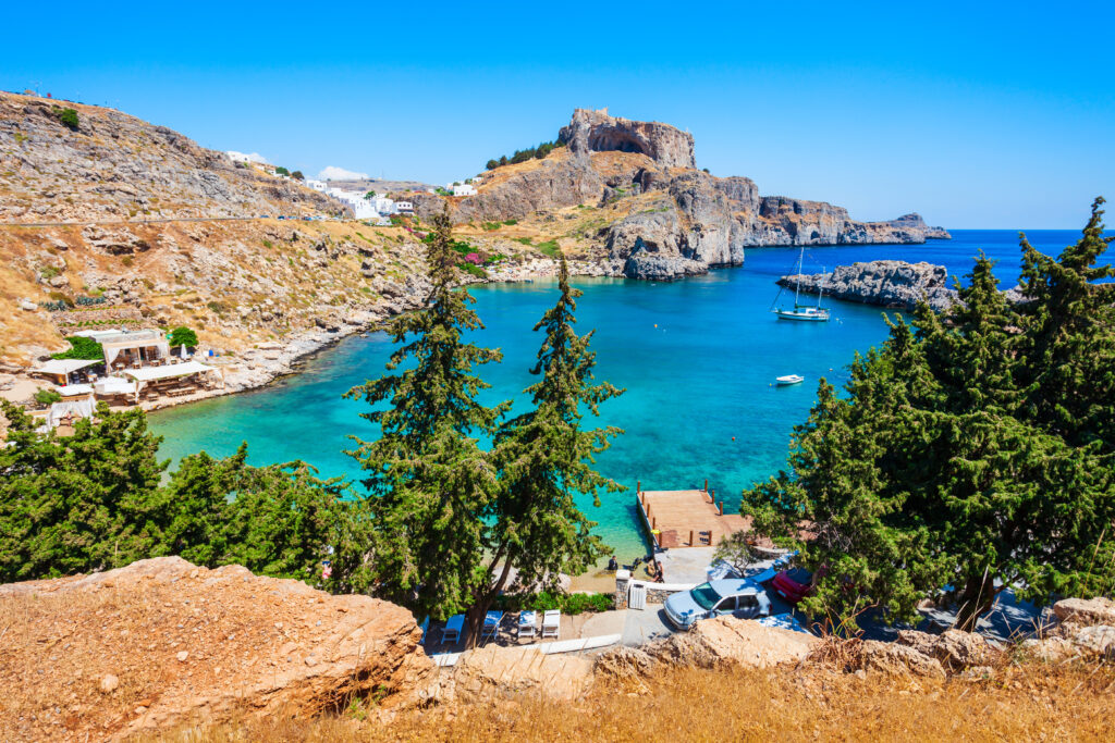 Plage à Lindos