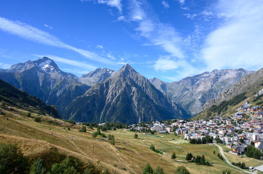 Vue sur Les Deux Alpes