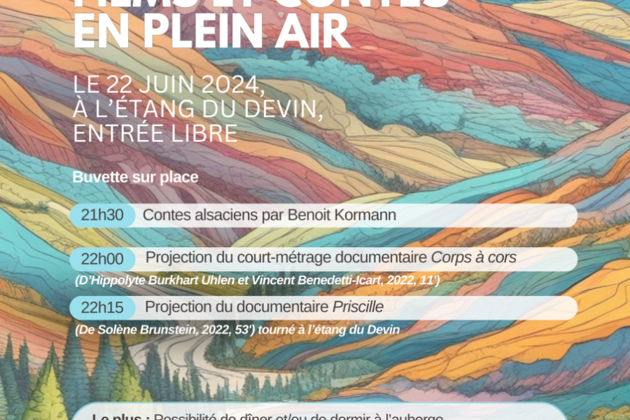 Soirée contes et projection de films en plein air en plein coeur des Vosges