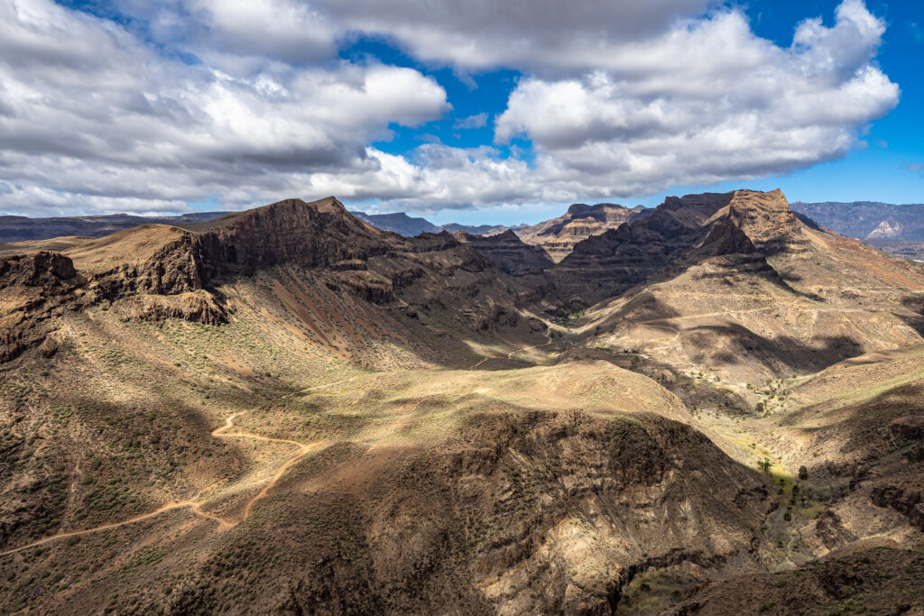 Vue depuis le mirador de la Degollada de las Yeguas