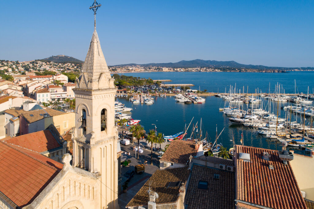 Vue aérienne de Sanary sur Mer 