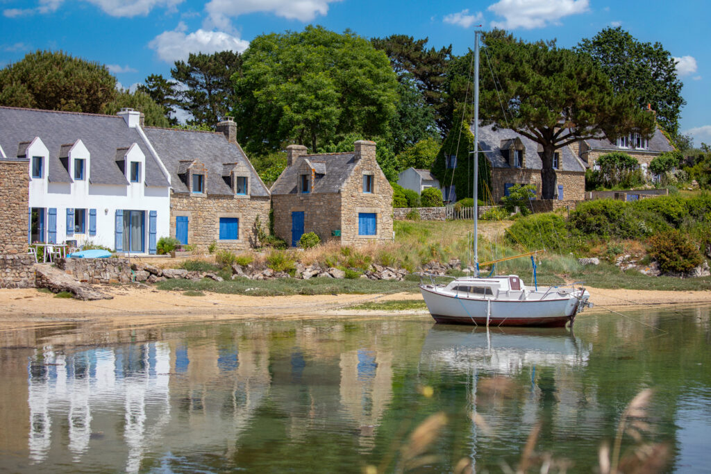 Paysage breton dans le Golfe du Morbihan