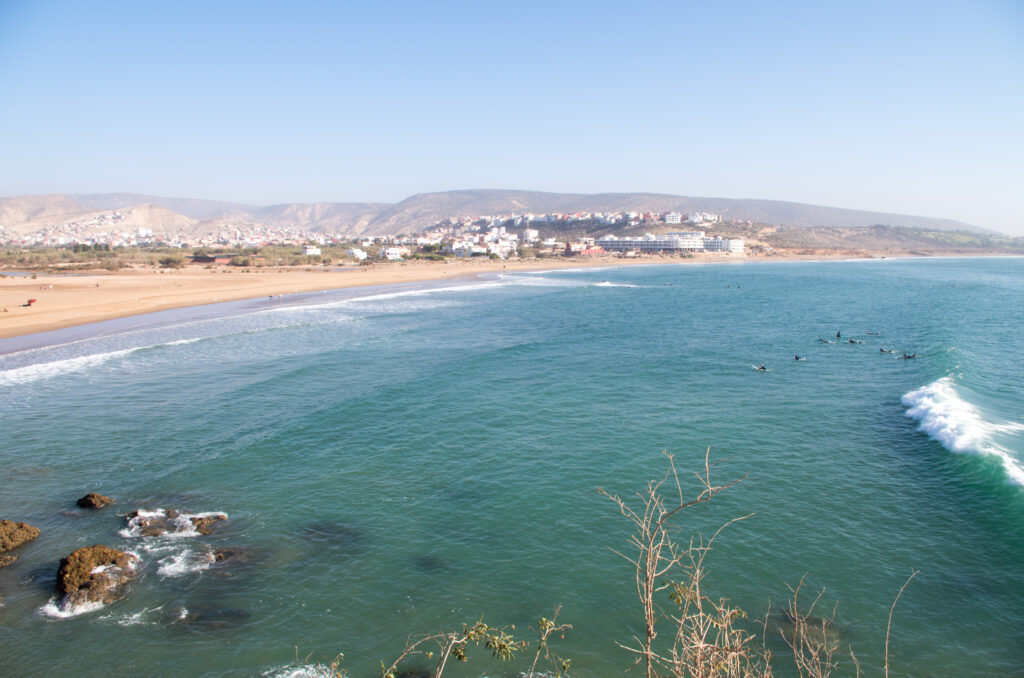 Tamraght, un spot de surf au Maroc