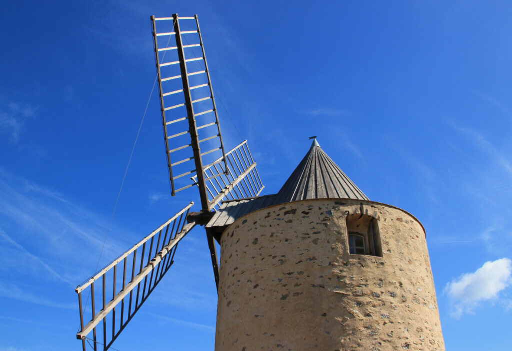Le moulin du bonheur à Porquerolles