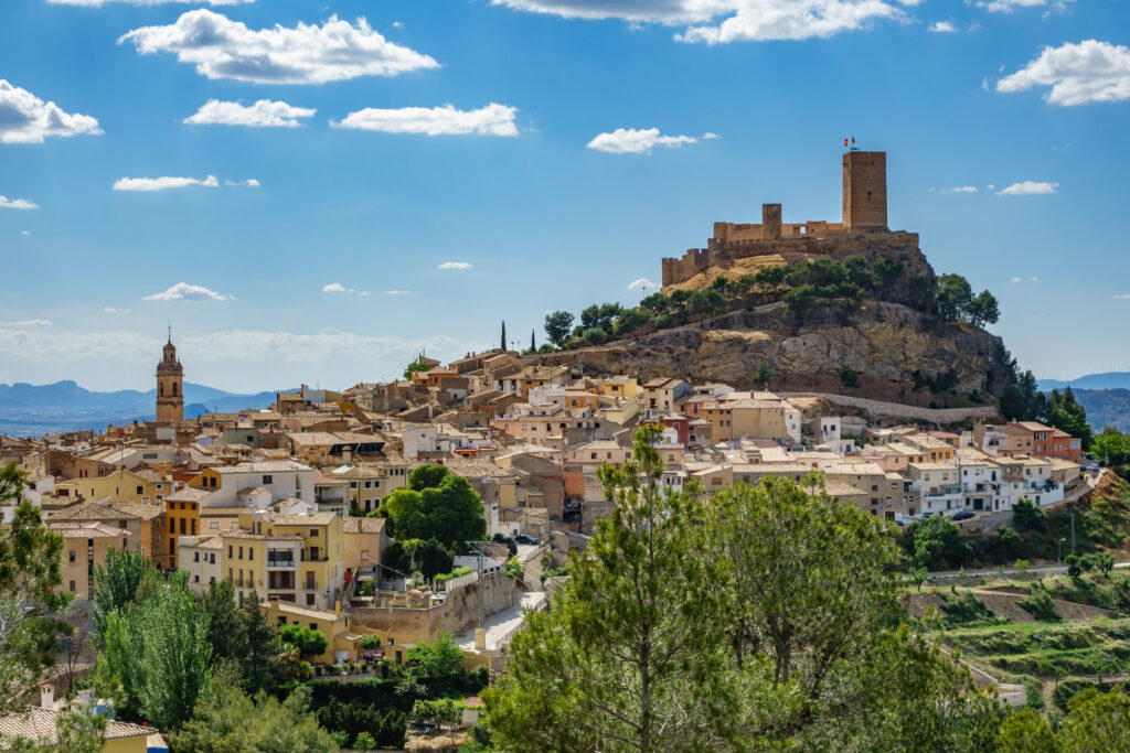 Le château de Santa Barbara