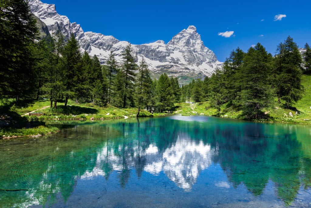 Vue sur le Matterhorn (Cervino)