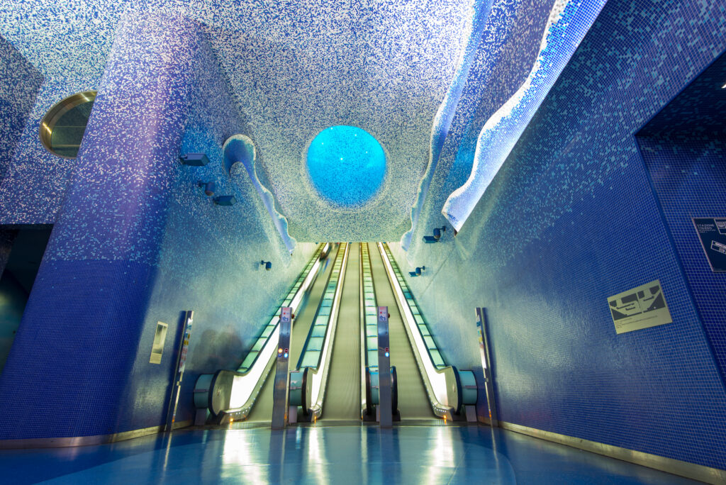La station Toledo à Naples