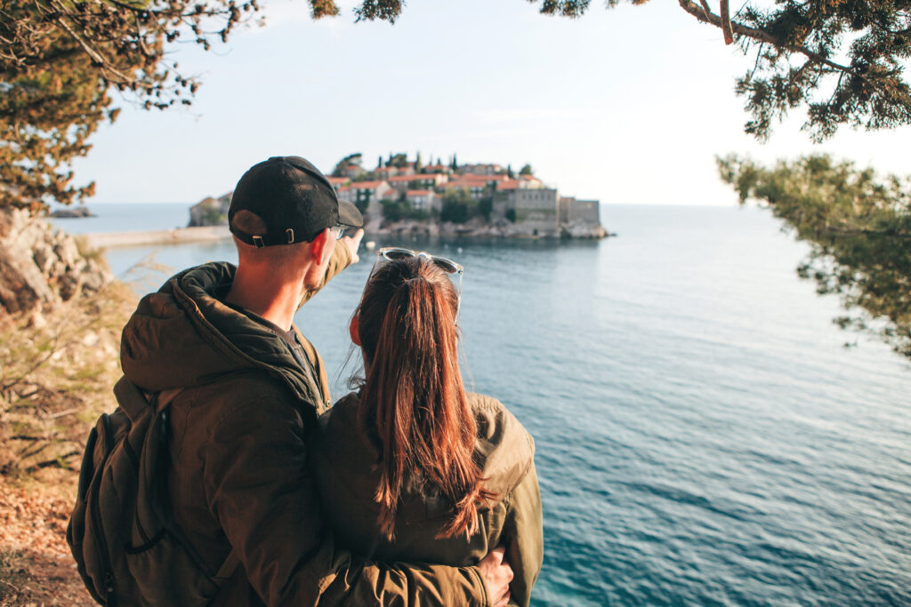Couple à Sveti Stefan