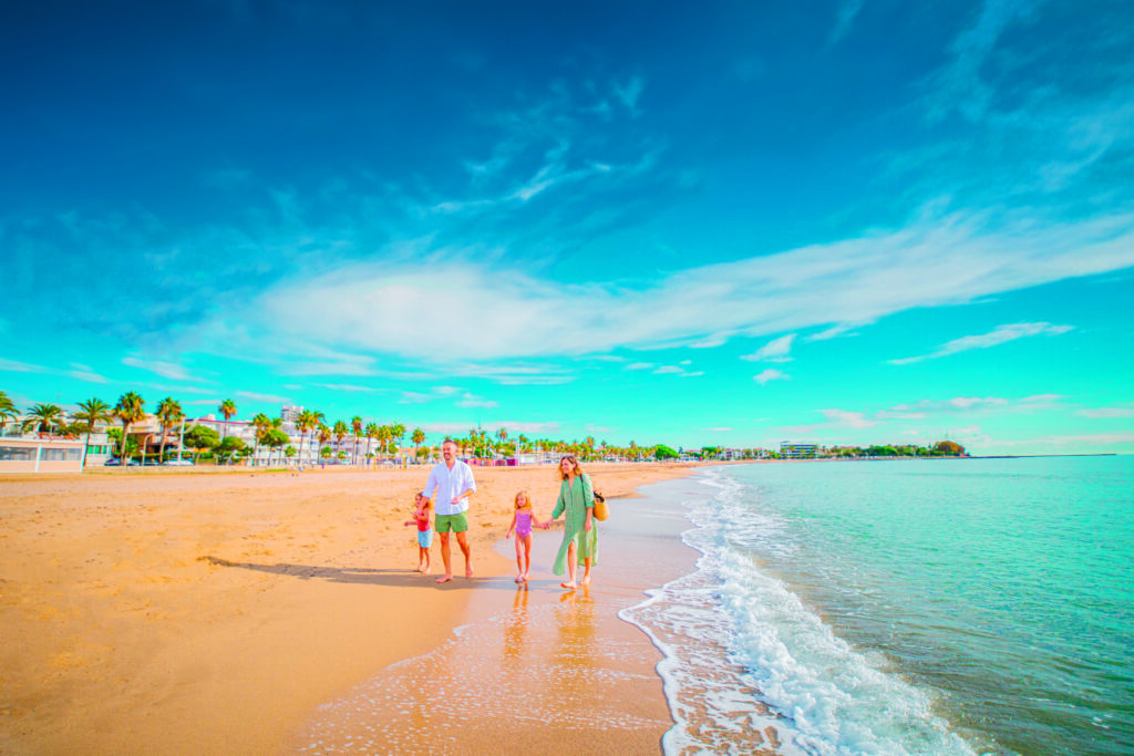 Plage de Cambrils.