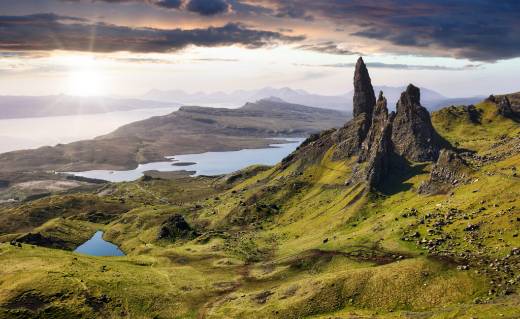Vue sur l'île de Skye