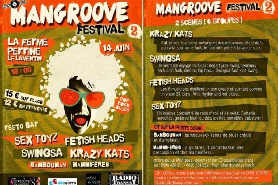 Mangroove Festival 2 , Festival pop-rock-blues made in 972