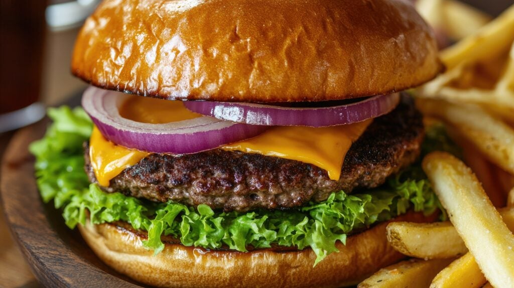 Fried Onion Burger