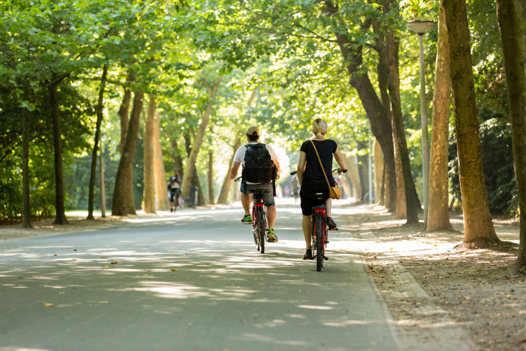 Promenade à vélo au Vondelpark 