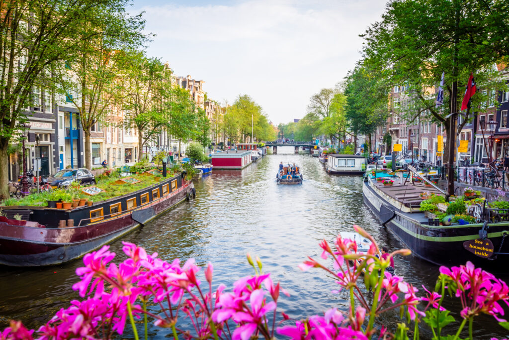 Balade en bateau sur les canaux - Amsterdam