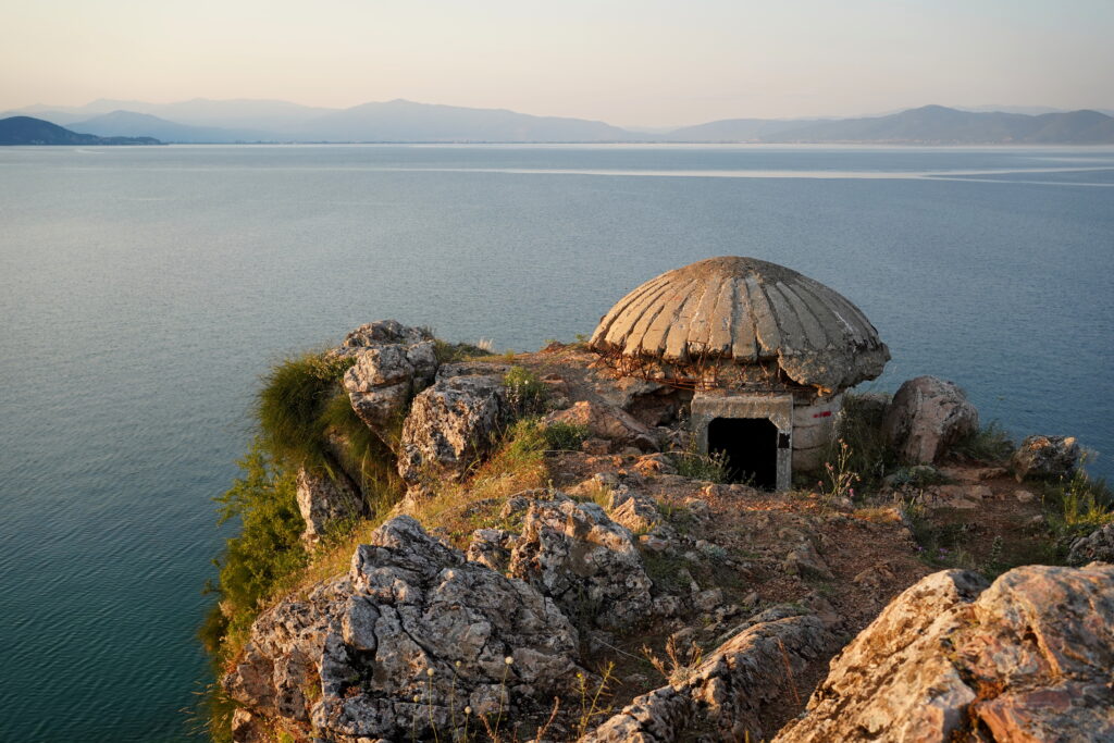 Vue sur le lac d'Ohrid