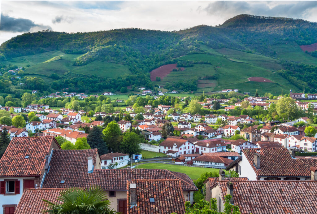 Vue sur Saint-Jean-Pied-de-Port depuis la citadelle