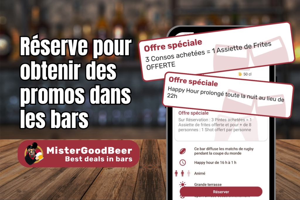 Promotions pour réservations © MisterGoodBeer