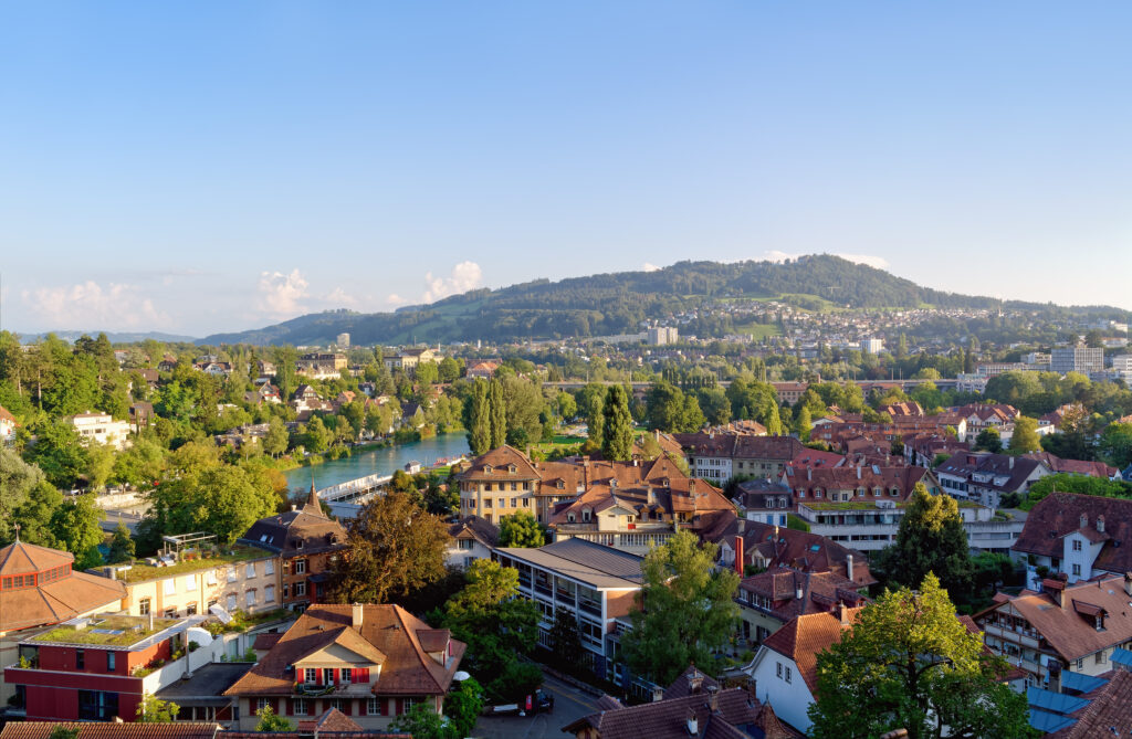 Vue sur Berne et le Gurten