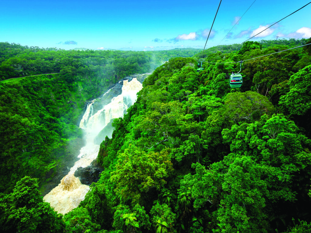 Chutes de Barron avec le téléphérique Skyrail.