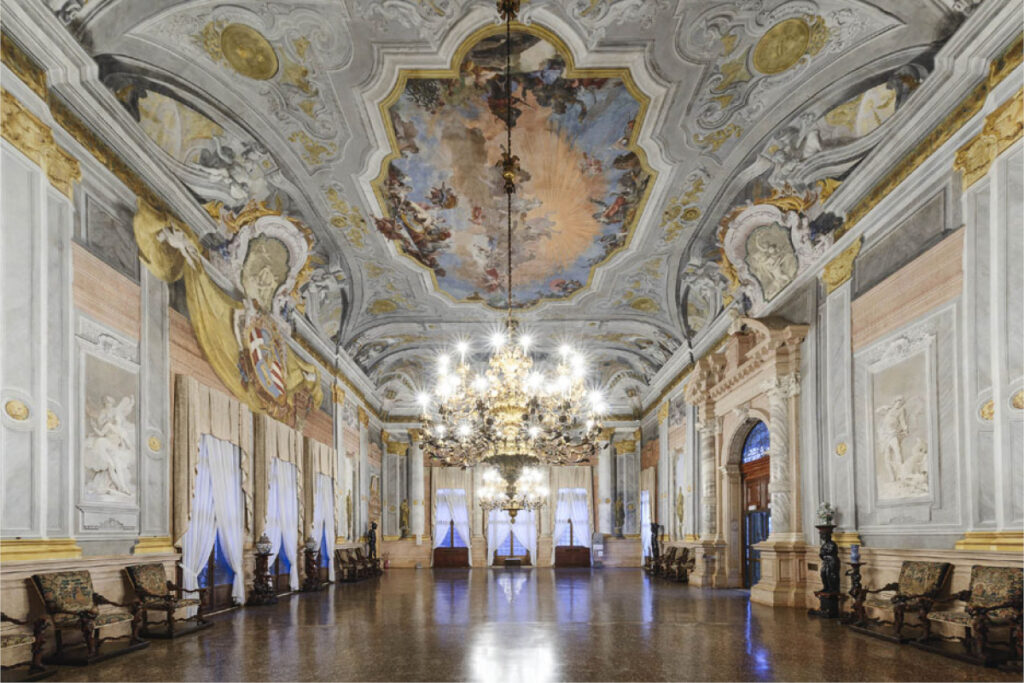 Le palais Ca'Rezzonico à Venise