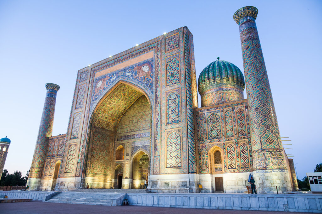 Palais à Samarkand, Ouzbékistan