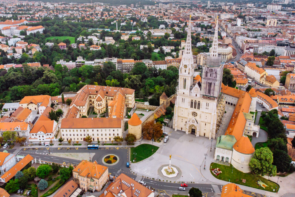 La cathédrale de Zagreb