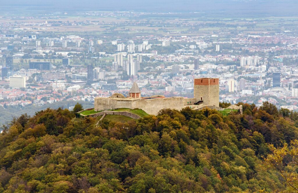 Château Medvedgrad à Zagreb