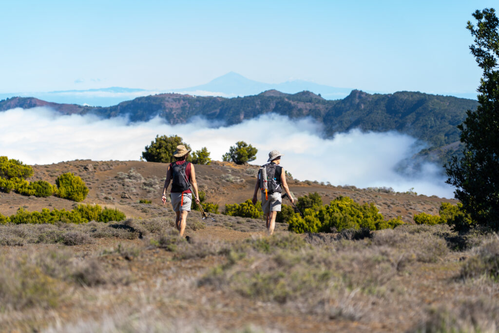 Randonneurs à El Hierro