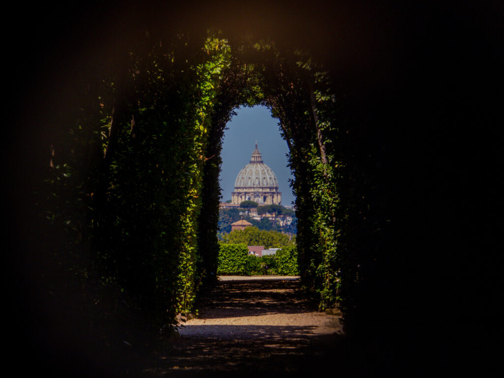 Le trou de la serrure de la Villa del Priorato di Malta