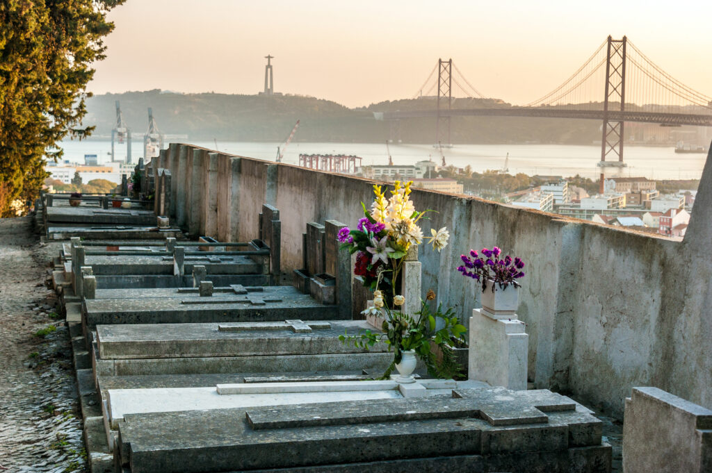 Cimetière Prazeres à Lisbonne