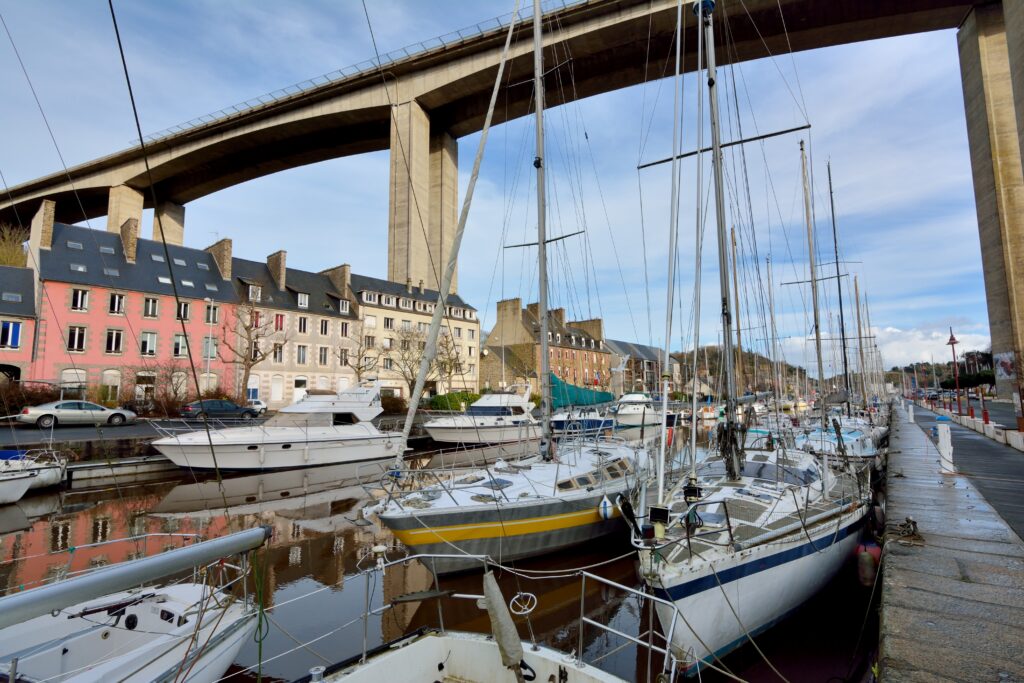Le port du Léguer à Saint-Brieuc en Bretagne